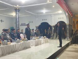 Polres Fakfak Gelar Upacara Taptu dan Pawai Obor Peringati HUT ke-80 Kemerdekaan RI