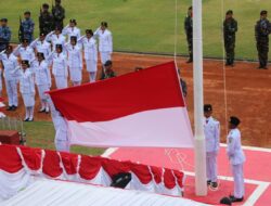Semarak HUT ke-80 RI, Wakapolda Papua Bersama Forkopimda Ikuti Upacara Penurunan Bendera