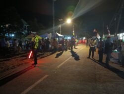 Polres Sarmi Laksanakan Pengamanan Pesta Rakyat HUT RI di Lapangan Merdeka