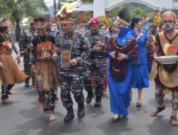 Susasana Penuh Khidmat Dalam Penyambutan Komandan Kodaeral X Jayapura