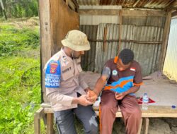 Polres Lanny Jaya, Melalui Satgas Keladi Sagu, Hadir di Tengah Masyarakat untuk Kesehatan
