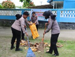 Dalam Rangka Hari Jadi Polwan, Polwan Polres Sarmi Gelar Bakti Sosial dan Bakti Religi di Tempat Ibadah
