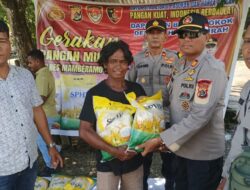 Polres Mamberamo Raya melaksanakan Gerakan Pangan Murah Polri