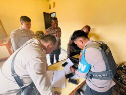 Wakapolres Lanny Jaya Pimpin Pengecekan Personel dan Inventaris di Polsek Makki