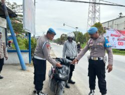 Si Propam Polres Sarmi Gelar Razia Kendaraan Dinas Personel