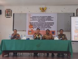 Sosialisasi Perda Anti Miras, Kapolsek Sarmi Kota Ajak Warga Jaga Kamtibmas