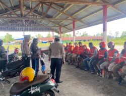 Satlantas Polres Sarmi Gelar Bakti Kesehatan peringati HUT Lalu Lintas ke-70