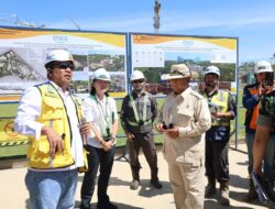 Persiapan Jelang HUT RI, Pak Prabowo Tinjau Pembangunan Gedung Istana Negara di IKN