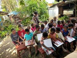 Operasi Rasaka Cartenz 2025 Subsatgas SI IPAR (Polisi Pi Ajar) di Kampung Walani, Distrik Wesaput, Kecamatan Sinapuk, Kab. Jayawijaya