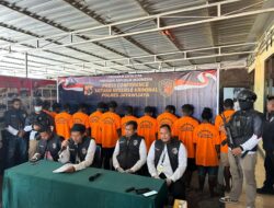 Polres Jayawijaya Bekuk 12 Pelaku Pencurian dan 3 Penadah, Barang Bukti Termasuk 6 Unit Motor Curian