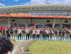 Keberangkatan Personel Brimob Polda Papua Selesai Melaksanakan Bko di Polres Jayawijaya