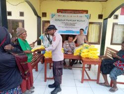 Polres Jayawijaya Dan Kcp Bulog Gelar Gerakan Pangan Murah di Distrik Asologaima