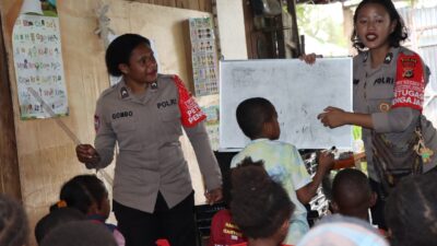 Operasi Rasaka Cartenz 2025, Subsatgas Si-ipar Polres Jayawijaya Gelar Kegiatan di Kampung Walani