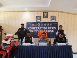 Unit Reskrim Polsek Sarmi Kota Tangkap Pelaku Curanmor, Sembunyikan Motor dengan Daun