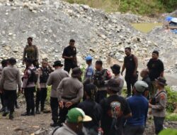 Polda Papua Barat Lakukan Penyisiran Tambang Emas Ilegal di Distrik wesirawi, Manokwari