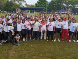 Kabag SDM Polres Sarmi Ikut Semarakkan Color Fun Run Peringatan Hari Sumpah Pemuda ke-79
