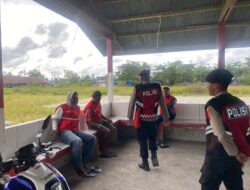 Patroli Dialogis Sat Samapta Polres Sarmi Sasar Pasar dan Pangkalan, Warga Dihimbau Awasi Anak