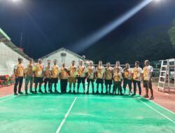 PB. Bonggo Raya Resmi Menjadi Anggota PBSI Sarmi, Kapolsek Bonggo: Dukung Kegiatan Positif Pemuda