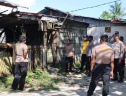 Solidaritas Tanpa Batas, Polisi Sarmi Kota Bahu-Membahu Bantu Warga Pasca Gempa