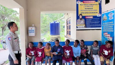 Subsatgas Si-ipar Polres Lanny Jaya Gelar Kegiatan Pembelajaran bagi Anak-Anak usia Dini