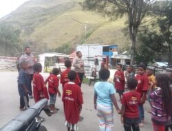Subsatgas Si-ipar Polres Lanny Jaya Gelar Kegiatan Pembelajaran Bagi Anak-anak Usia Dini