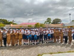 Sat Lantas Polres Jayawijaya Laksanakan Program “Polantas Menyapa” di SMP Negeri 2 Wamena
