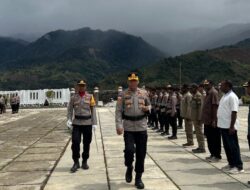 Polres Lanny Jaya Gelar Apel Kesiapsiagaan Menghadapi Bencana Hidrometeorologi