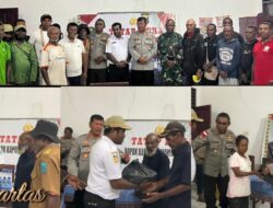 Kunjungan Kerja Kapolres Mambereramo Raya Ke Polsek Waropen Atas (Wartas) Kabupaten Mamberamo Raya