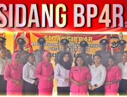 Sidang Badan Pembantu Penasehat Perkawinan Perceraian dan Rujuk (BP4R) di Polres Mamberamo Raya
