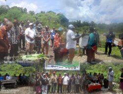 Dukung Pertanian Rakyat, Wakapolsek Bonggo Ikut Resmikan Pembukaan Lahan Cetak Sawah 640 H