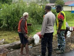 Polsek Kurulu Rangkul Warga Kampung Ompama untuk Jaga Keamanan Bersama