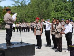 Kapolres Sarmi Pimpin Sertijab, Kasat Reskrim dan Kapolsek Pantai Timur Resmi Berganti