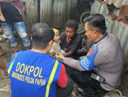 Polres Jayawijaya Berikan Pelayanan Kesehatan Peduli Kemanusiaan di Wamena