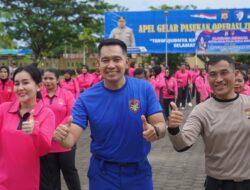 Polda Papua Barat Gelar Olahraga Bersama Dalam Rangka HUT Polairud Ke-75