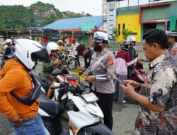 Hari Keempat Operasi Zebra Cartenz 2025, Polda Papua Perkuat Penertiban dan Edukasi Keselamatan Berlalu Lintas