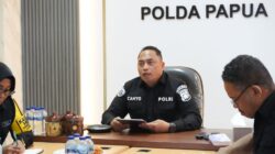Polda Papua Gelar Rapat Kinerja Kehumasan Bersama Polres Jajaran Melalui Zoom Meeting
