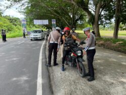 Sat Lantas Polres Sarmi Intensifkan Himbauan dan Penindakan Simpatik pada Ops Zebra Hari Keempat
