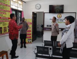 Tingkatkan Mutu Layanan, Polres Sarmi Terima Kunjungan Pengawasan dari Ombudsman RI