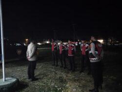 Patroli Malam Sat Samapta Polres Sarmi Fokuskan Pengamanan di Area Pasar Sentral Mararena