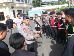 Polda Sumsel Gelar Apel Konsolidasi Pamwal Logistik Bantuan untuk Korban Bencana di Sumatera Utara