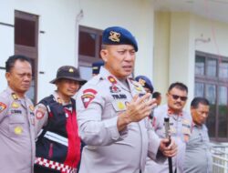 Polda Sumsel Gelar Apel Konsolidasi Pengamanan Distribusi Logistik untuk Korban Bencana di Sumatera Utara