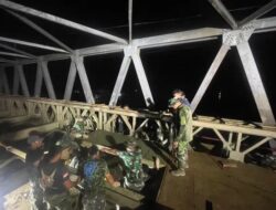 Pembangunan Jembatan Bailey Teupin Reudeup Penghubung Bireuen–Aceh Utara Capai 99 Persen