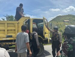 Polres Jayawijaya Gelar Patroli Gabungan dan Razia Jalan Kaki di Wilayah Wamena