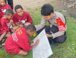 Polres Jayawijaya Hadirkan Pembelajaran Lapangan untuk Anak Wamena melalui Operasi Rasaka Cartenz 2025