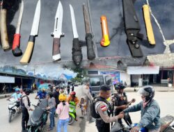 Tegakkan Kamtibmas, Regu Siaga III Amankan 5 Sajam dalam Razia Siang