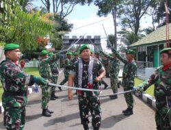 Upacara Pisah sambut di Makodim: Letkol Inf. Dewa Made DJ, Resmi Komandan Kodim 1310/Bitung