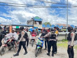 Polres Jayawijaya Hadir Menjaga Keamanan kota Wamena