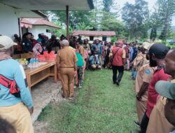 Polres Jayawijaya Laksanakan Pengamanan Penyaluran Dana BLT di 5 Distrik