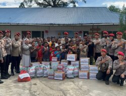 Bakti Sosial Sat Reskrim Polres Jayawijaya Hadirkan Senyum untuk Anak-Anak Panti Asuhan Yiwika