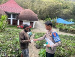 Polres Lanny Jaya Intensifkan Layanan Kemanusiaan: Subsatgas Keladi Sagu Gelar Pemeriksaan Kesehatan dan Obat Gratis di Depan Mako